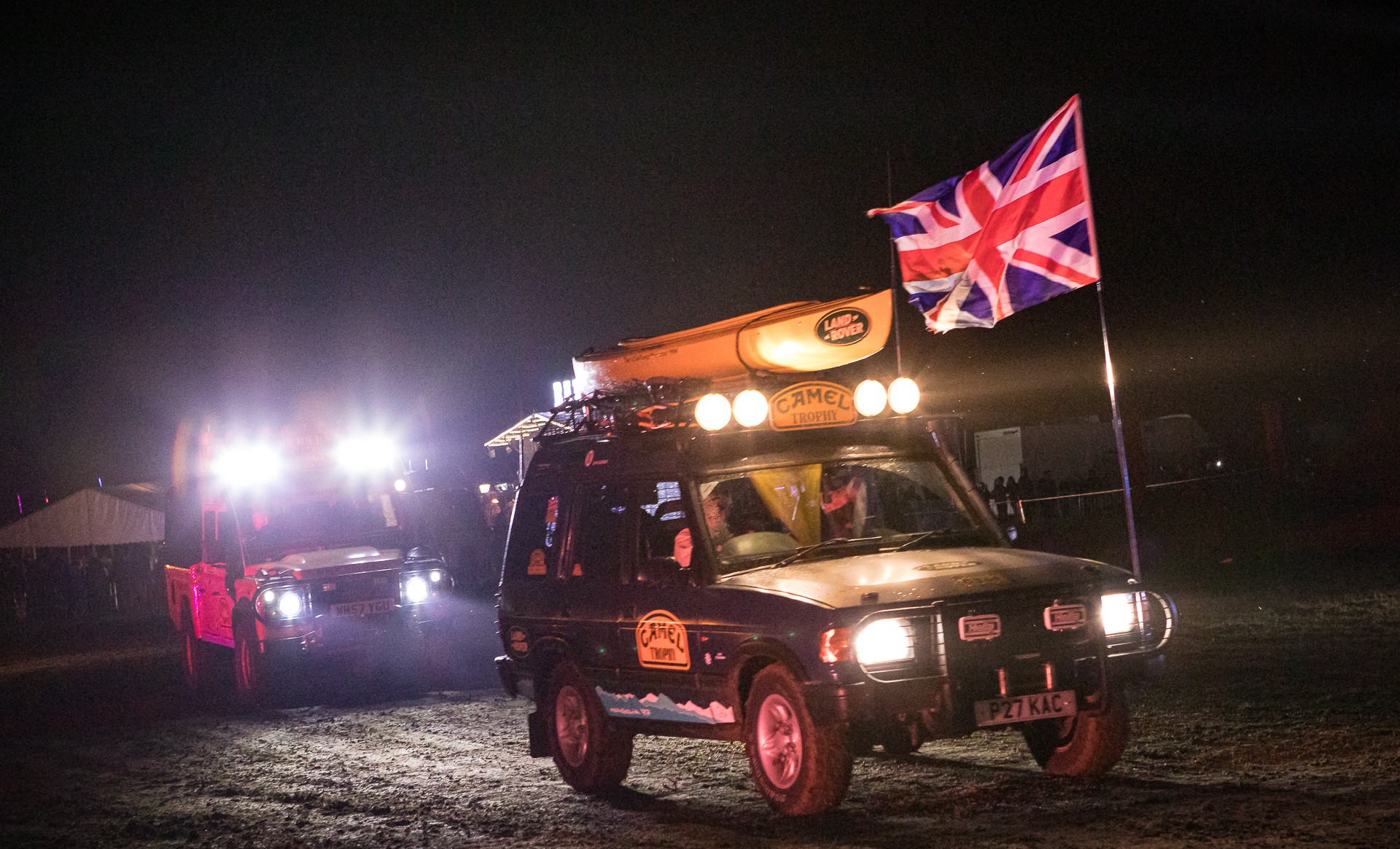 Picture of classic car show