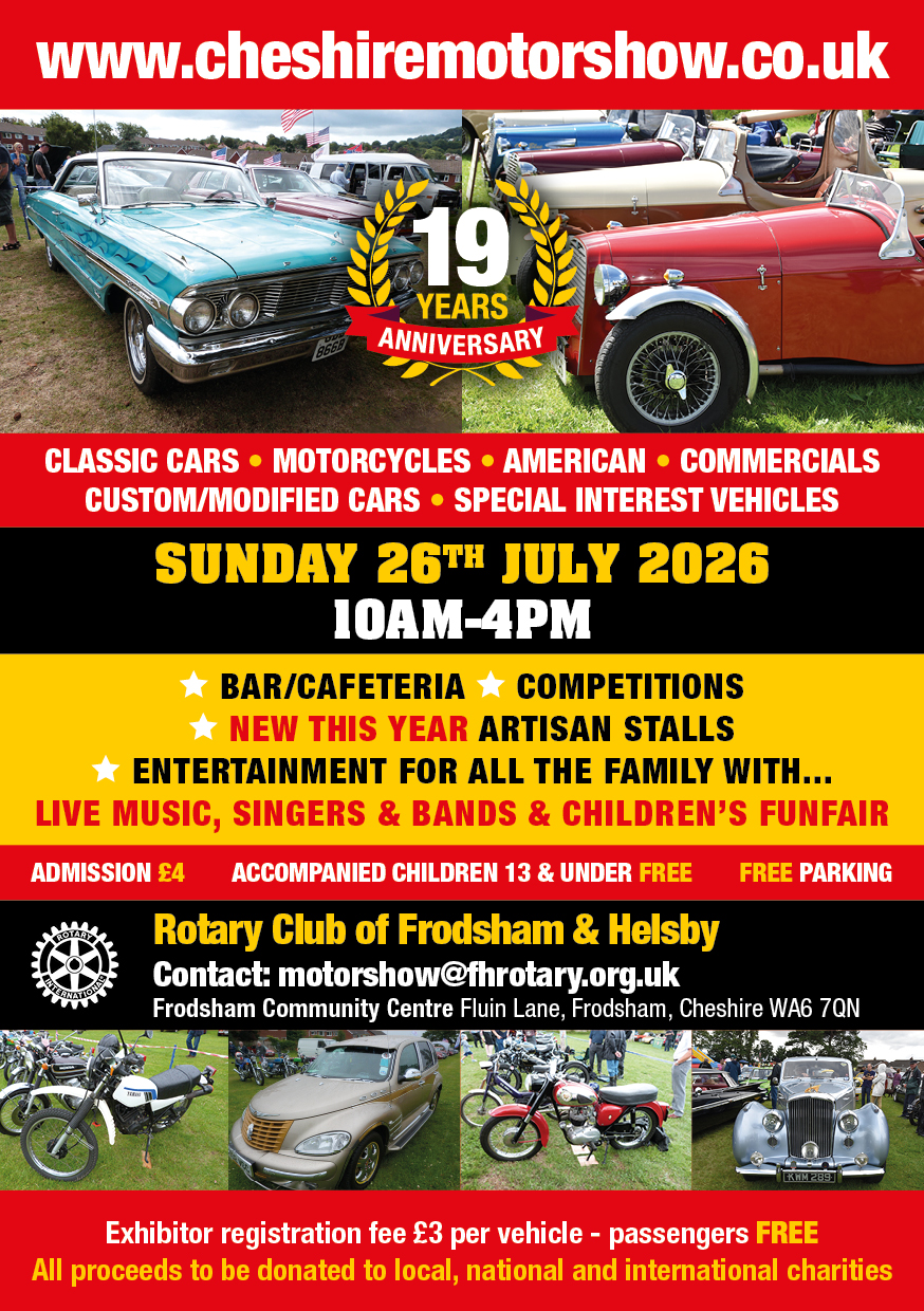 Picture of classic car show